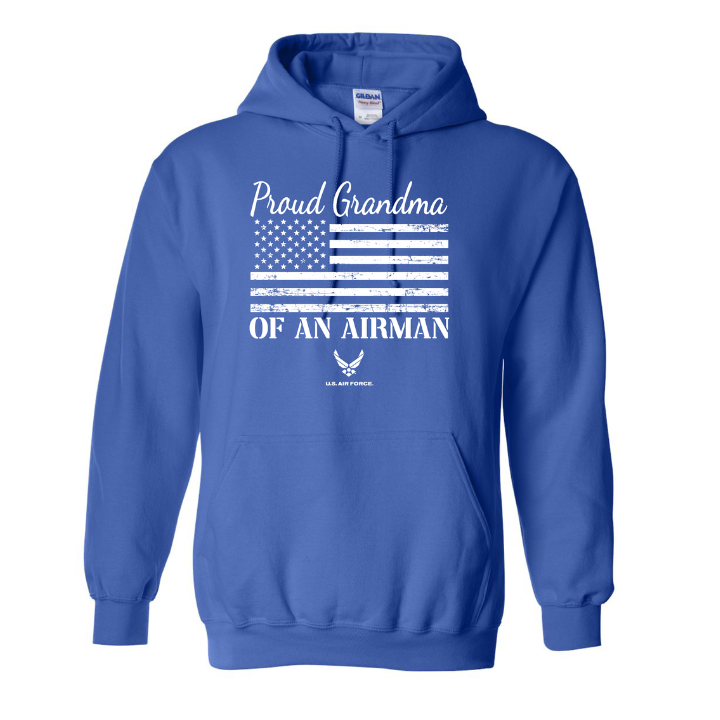 Proud Grandma of an Airman | US Air Force Hoodie