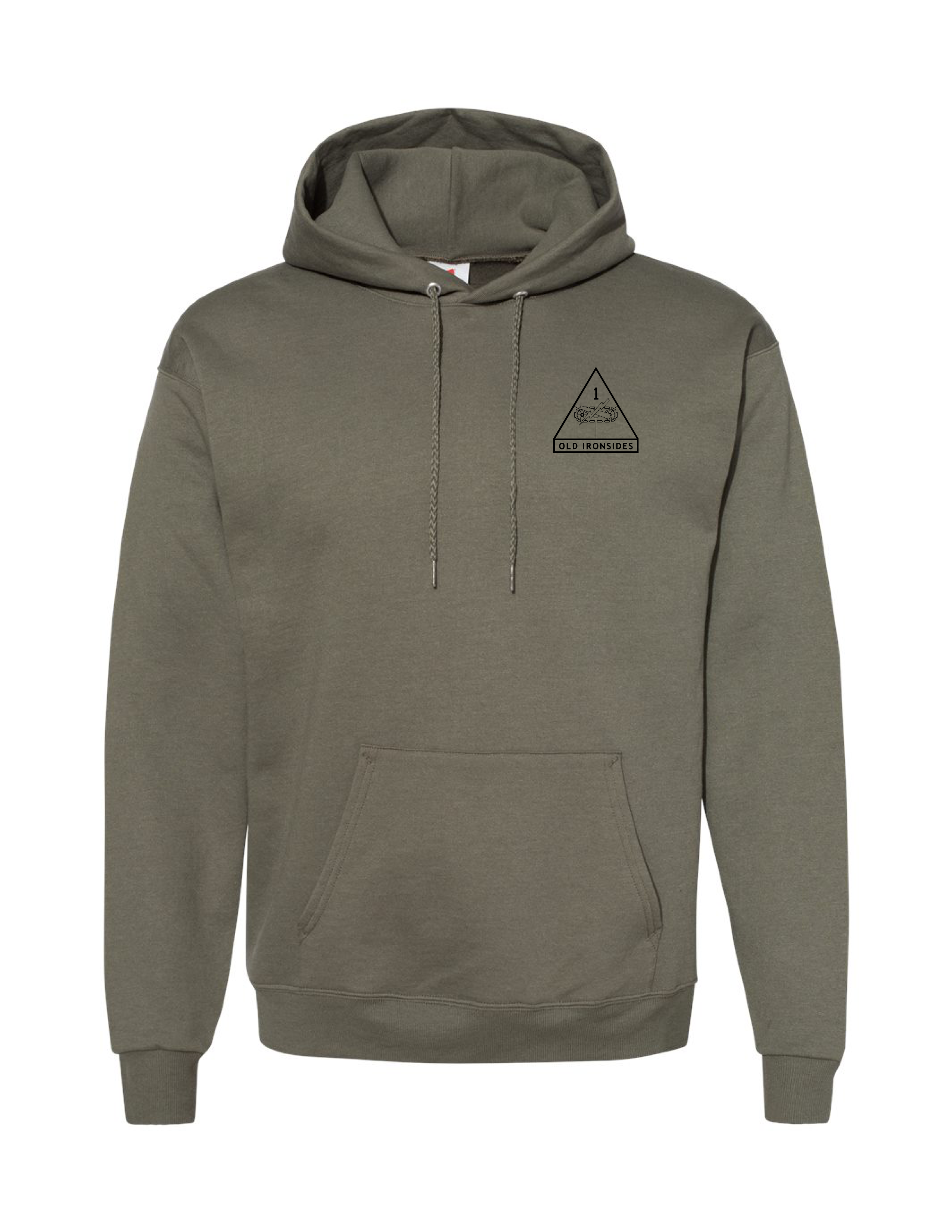 1st Armored Division Hoodie (Military Green)