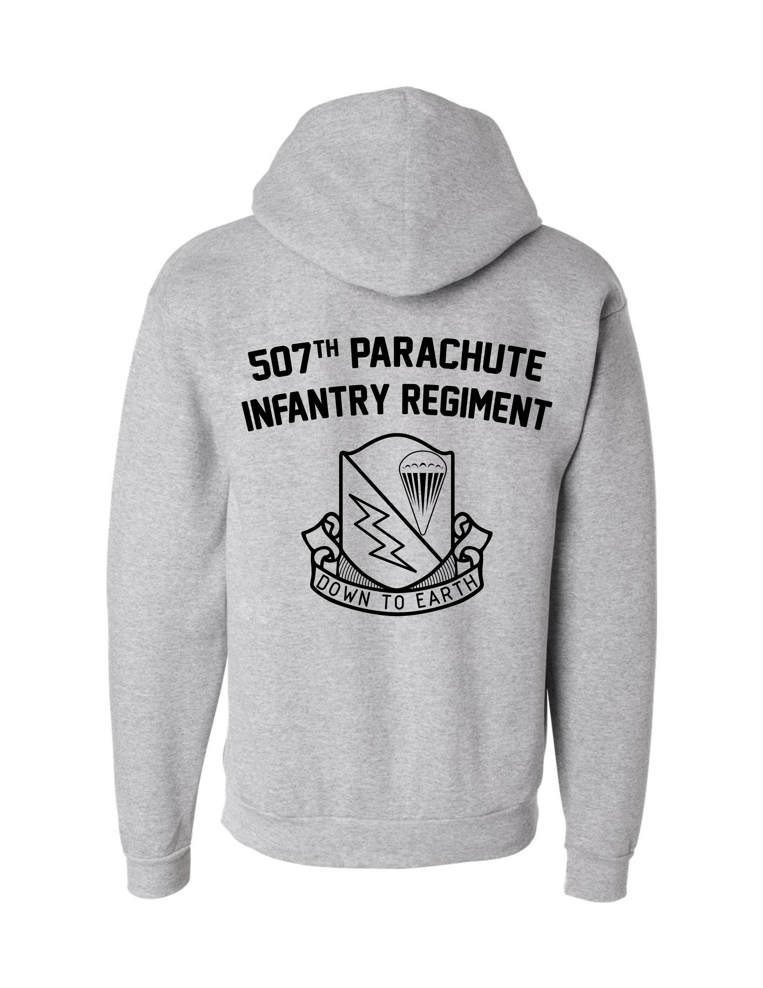 507th Parachute Infantry Hoodie (Gray)