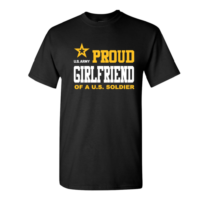 girlfriend gear US Army Proud Girlfriend (Black) | Girlfriend