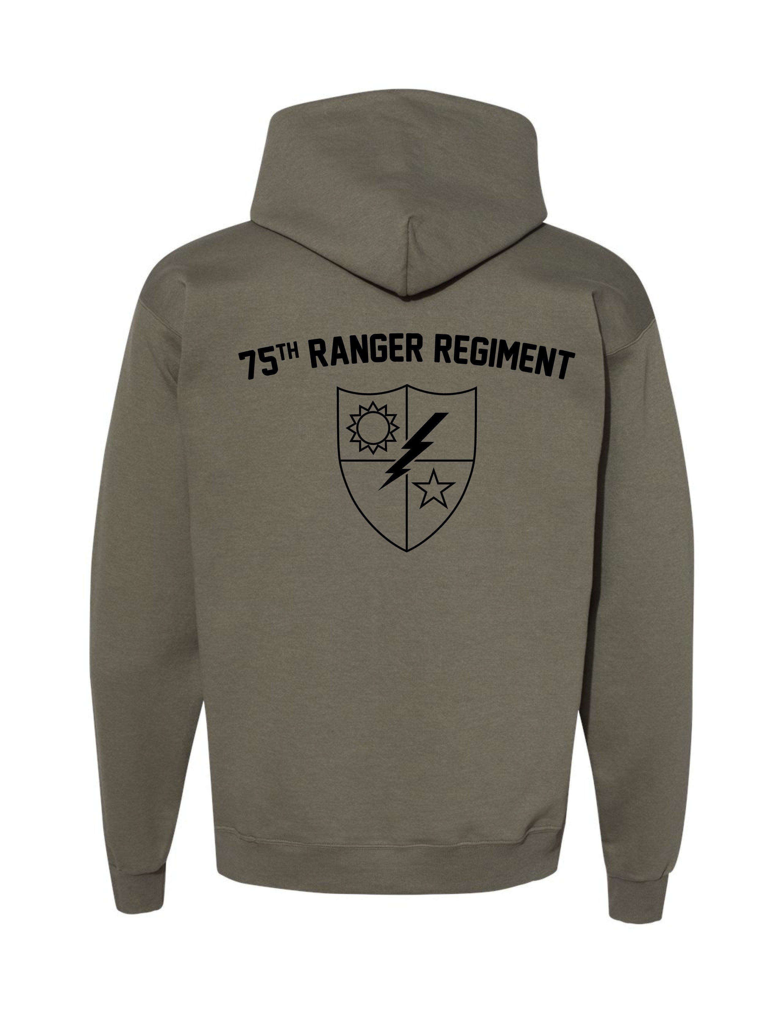 75th Ranger Regiment Hoodie (Military Green) | Oak and Liberty