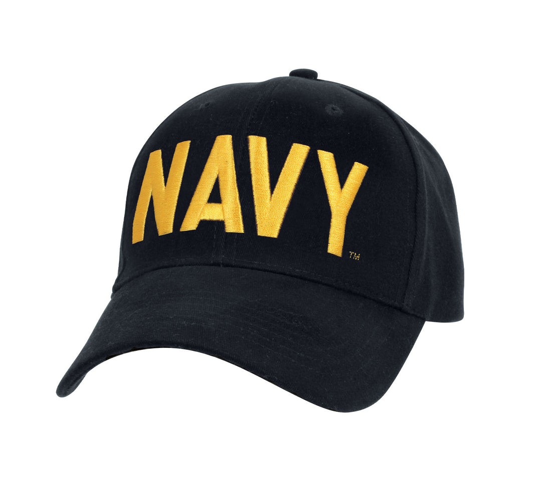 US Navy Low Profile Cap - Navy Blue with Gold Embroidery