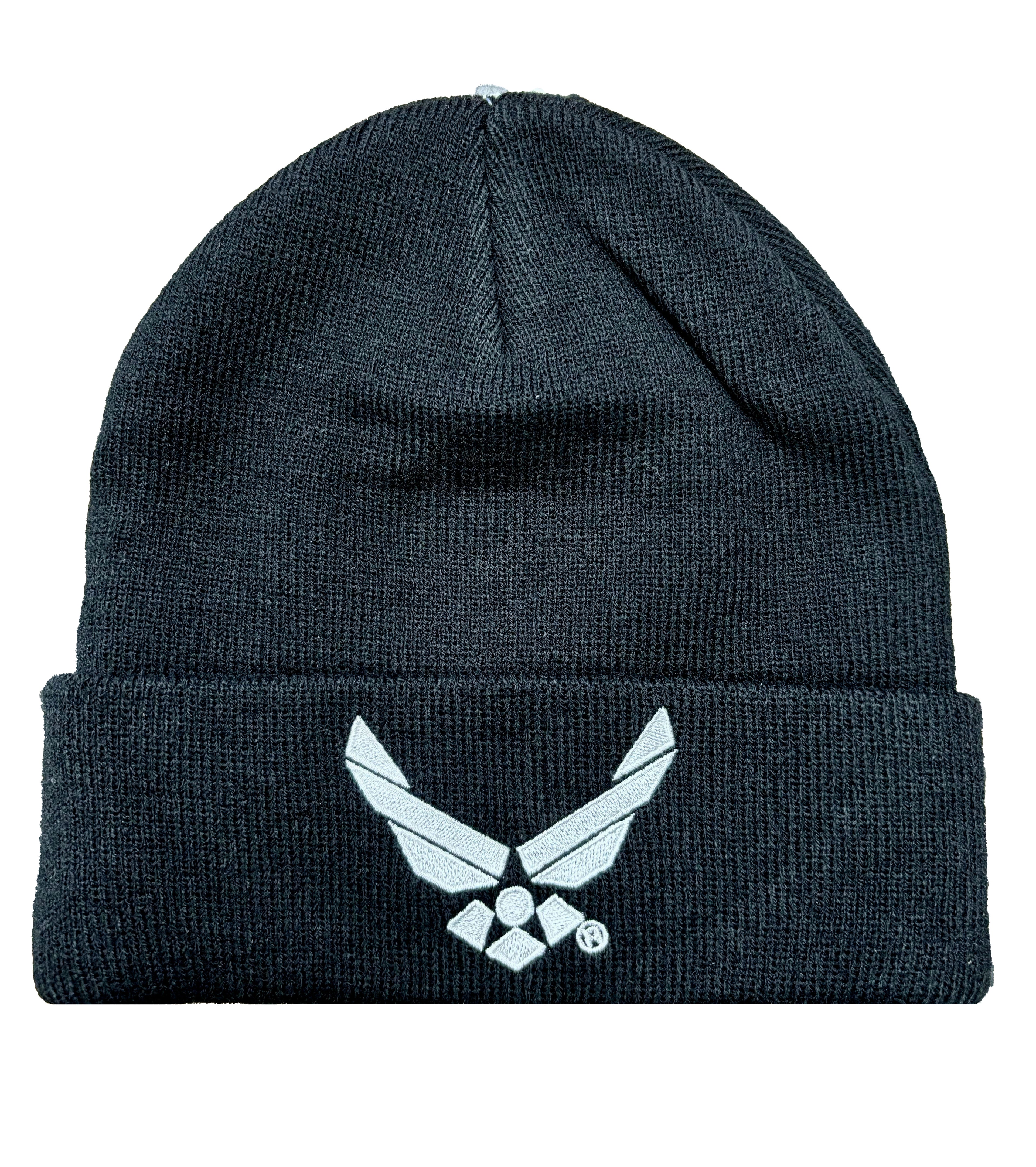 Air Force Beanie Cap -  Black