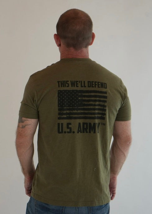 U.S. Army This We'll Defend T-Shirt (Military Green)