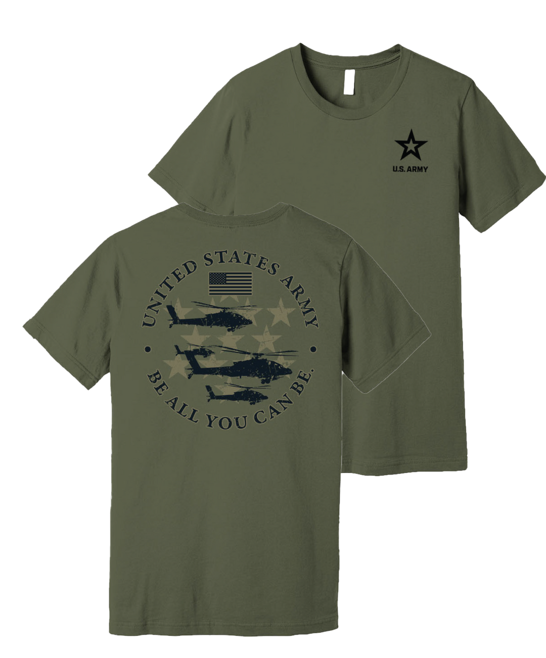 Army T-Shirt Be All You Can Be (Military Green)