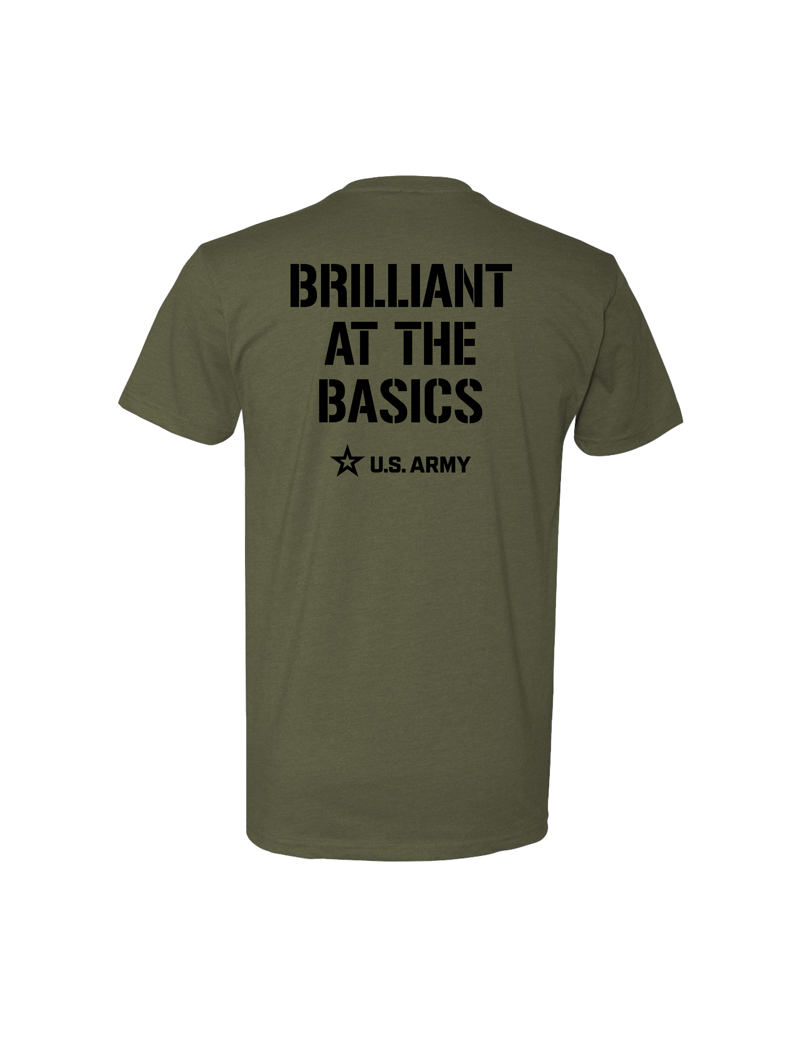 U.S. Army Brilliant at the Basics T-Shirt (Military Green)
