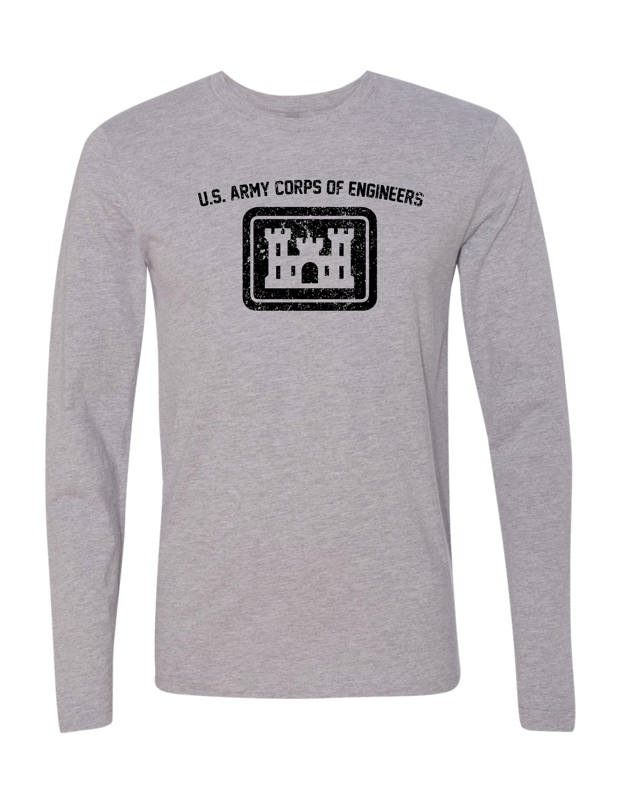 Corps of Engineers Long Sleeve T-Shirt (Gray)