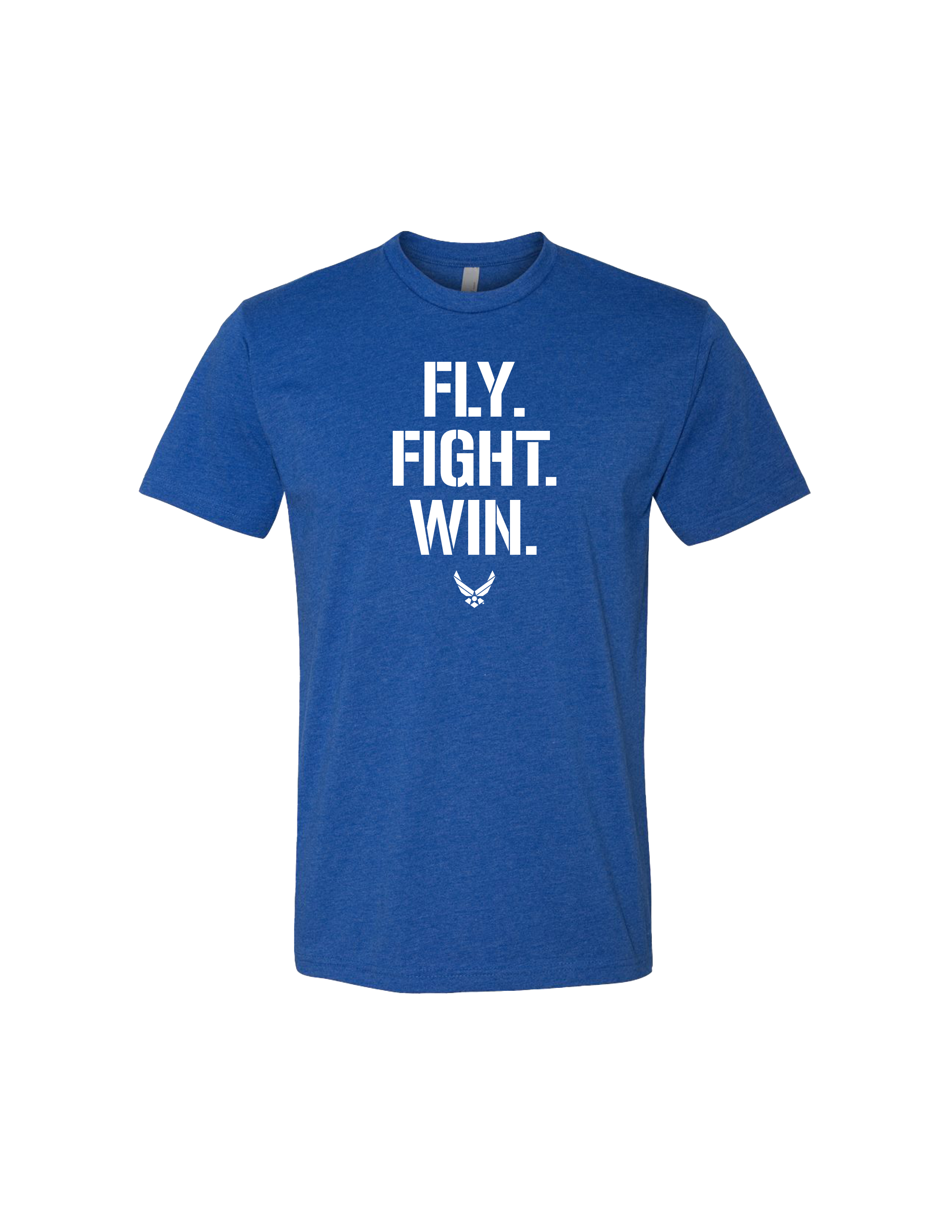 U.S. Air Force Fly Fight Win Graphic T-Shirt (Royal Blue)