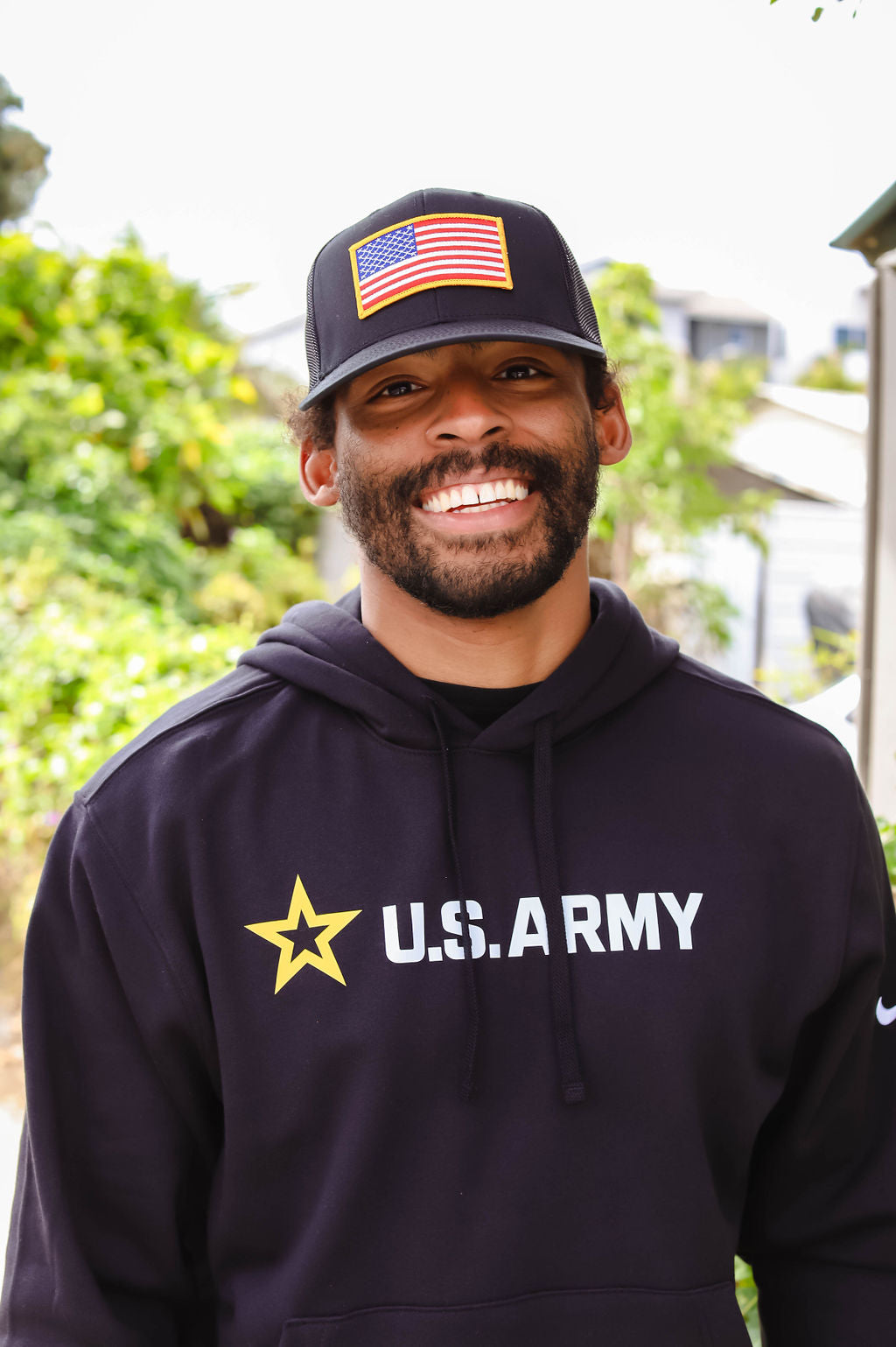 Army Nike Hoodie (Black)