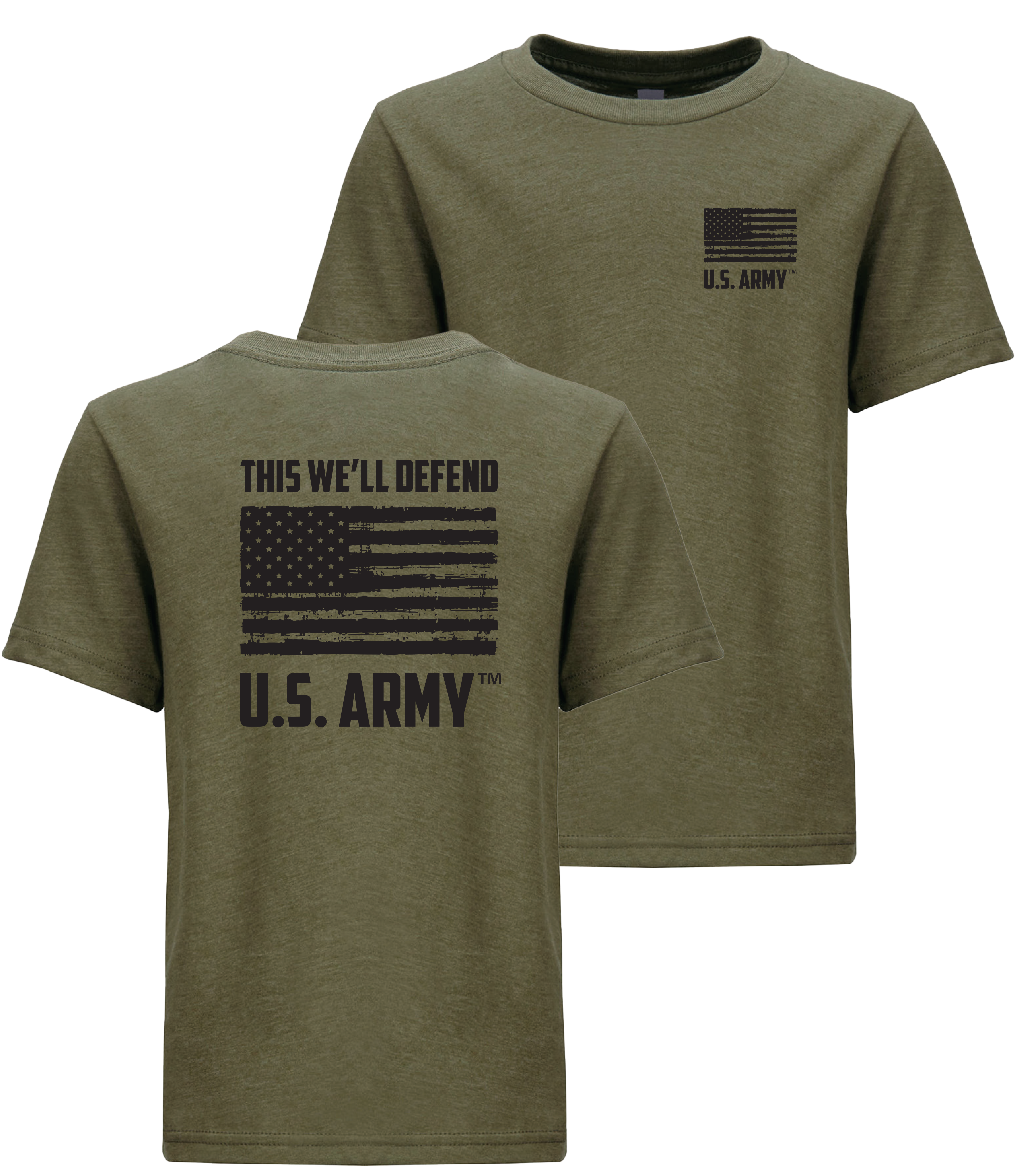 U.S. Army This We'll Defend Youth T-Shirt (Military Green)