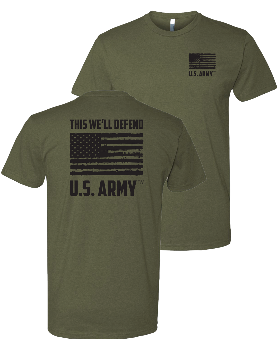 U.S. Army This We'll Defend T-Shirt (Military Green)