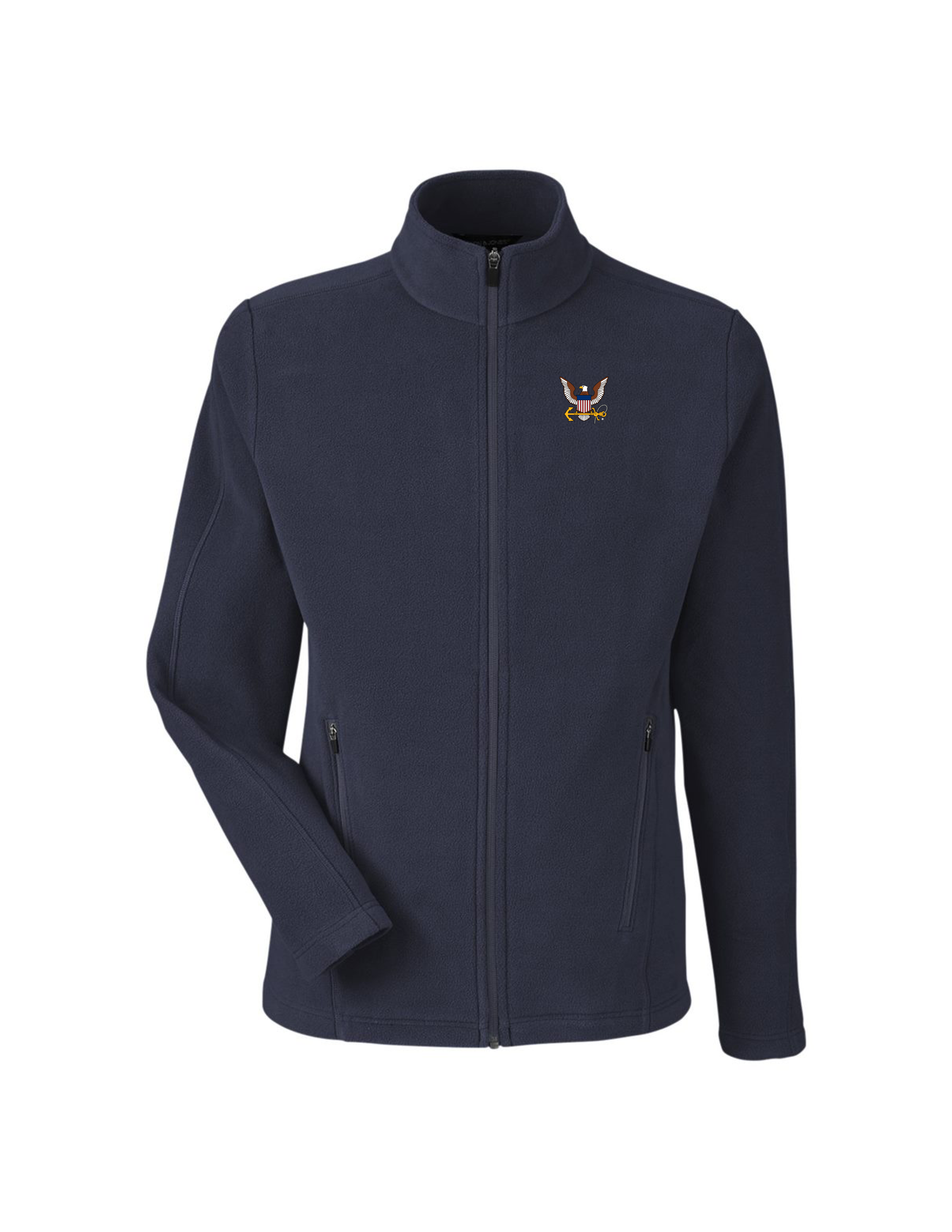 Navy Fleece Zip Jacket (Navy)