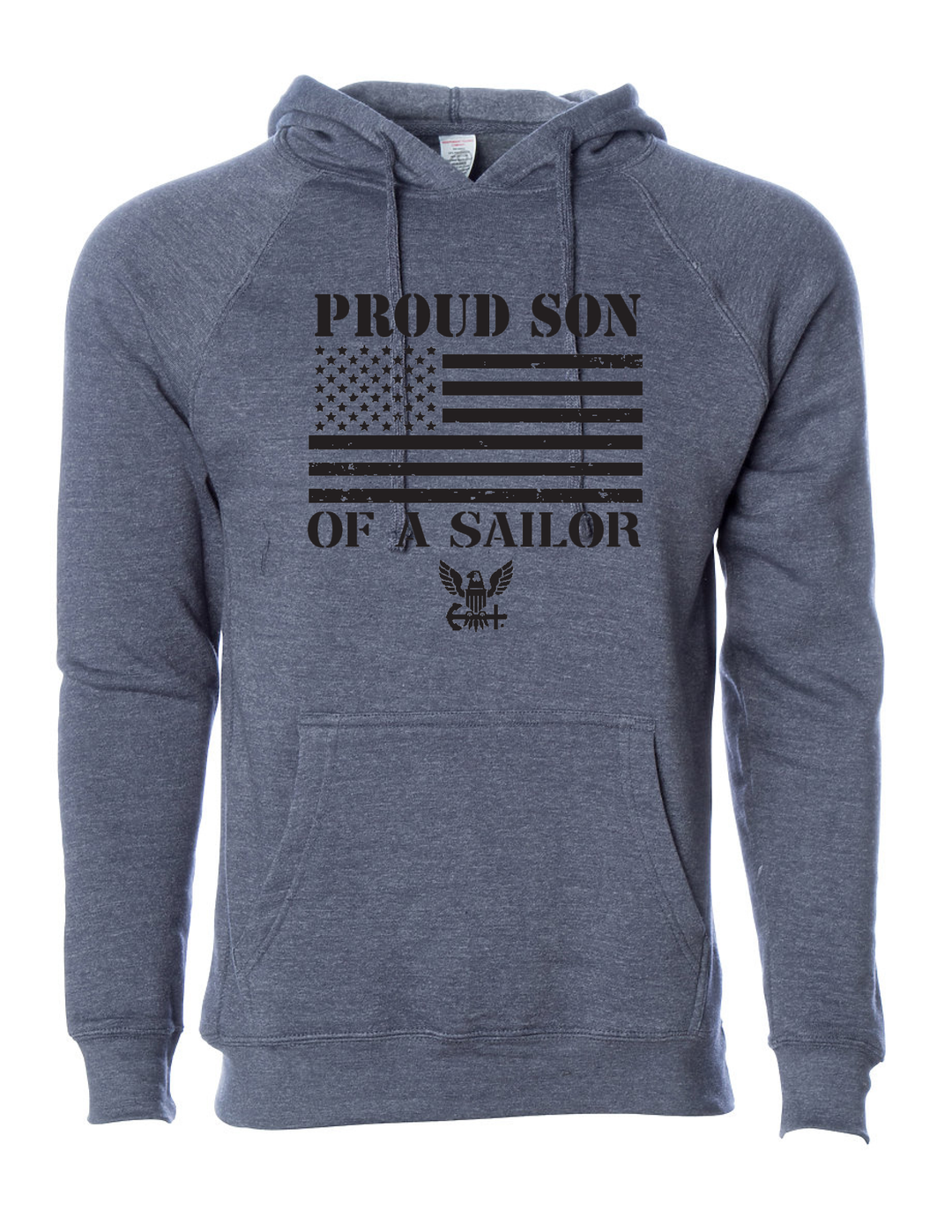 Proud Son of a Sailor Navy Premium Hoodie (Midnight Navy)
