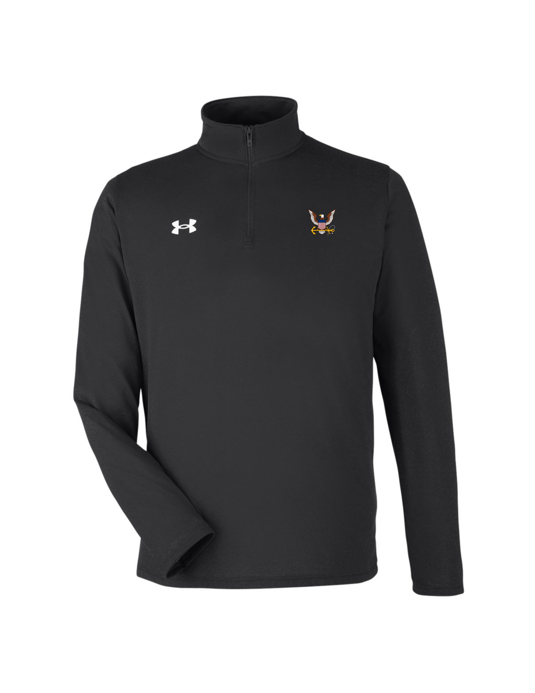 U.S. Navy Under Armour Quarter Zip Pullover (Black)