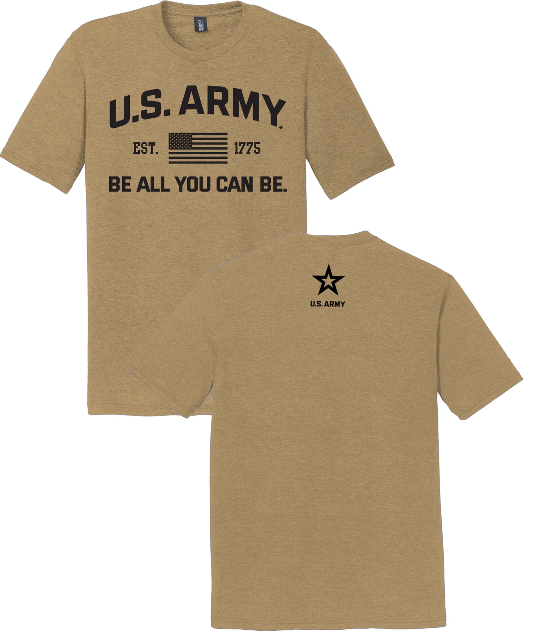 Army T-Shirt Be All You Can Be (Coyote Brown)