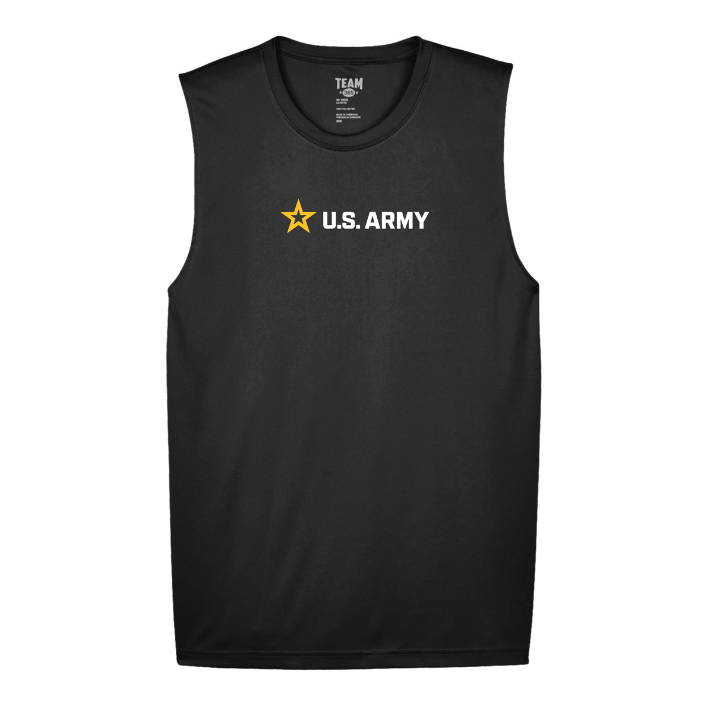 Army Muscle Shirt (Black)