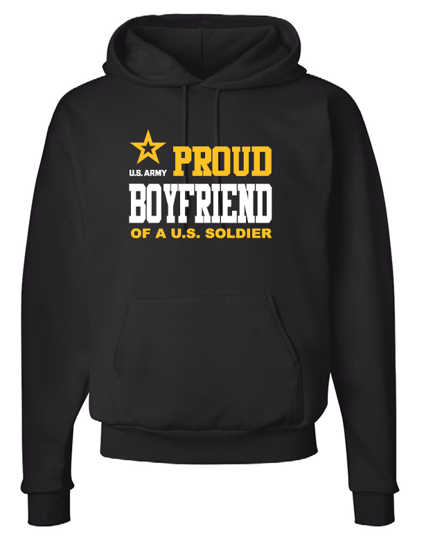 U.S. Army Proud Boyfriend Hoodie (Black)