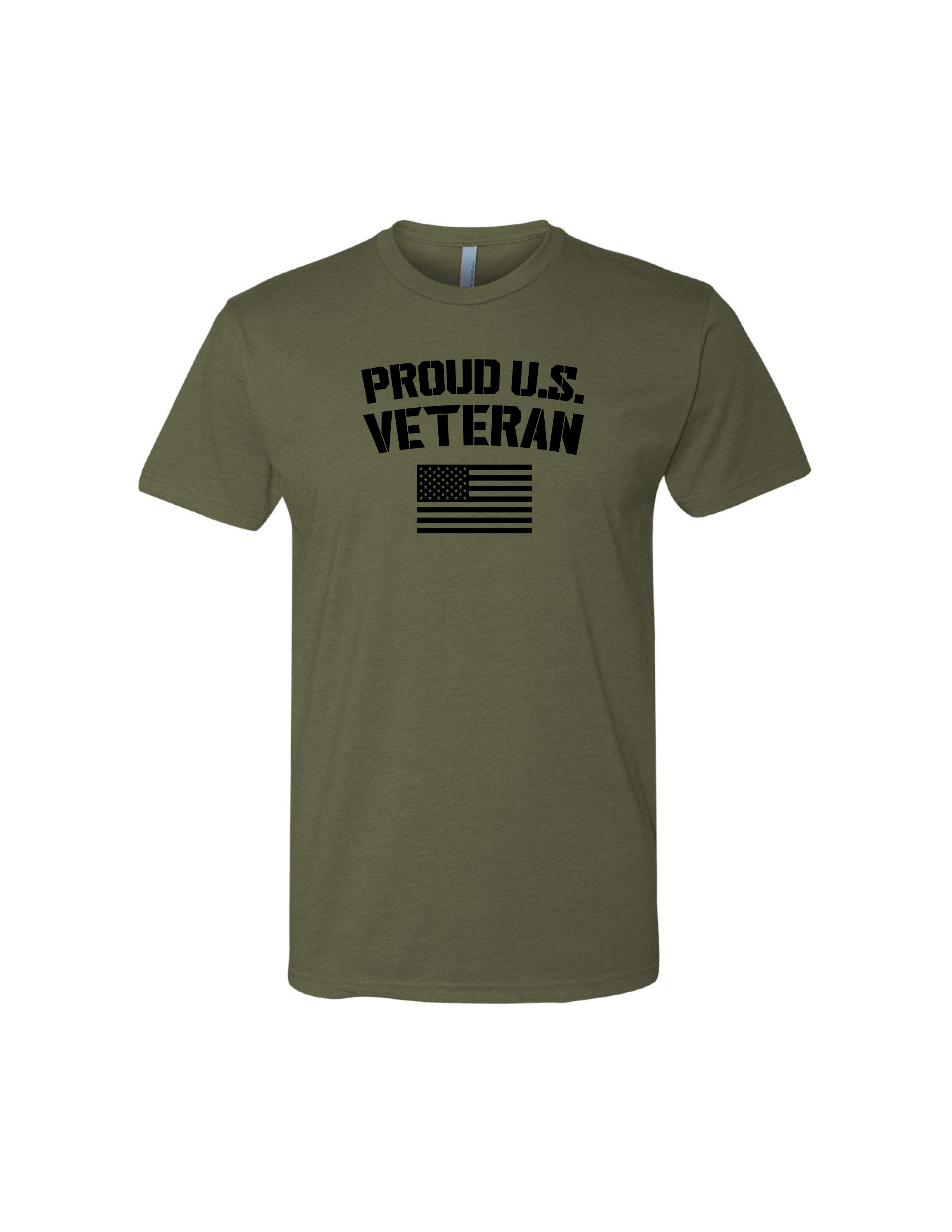 Proud U.S. Veteran T-Shirt (Military Green)