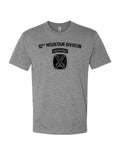 10th Mountain T-Shirt (Gray)