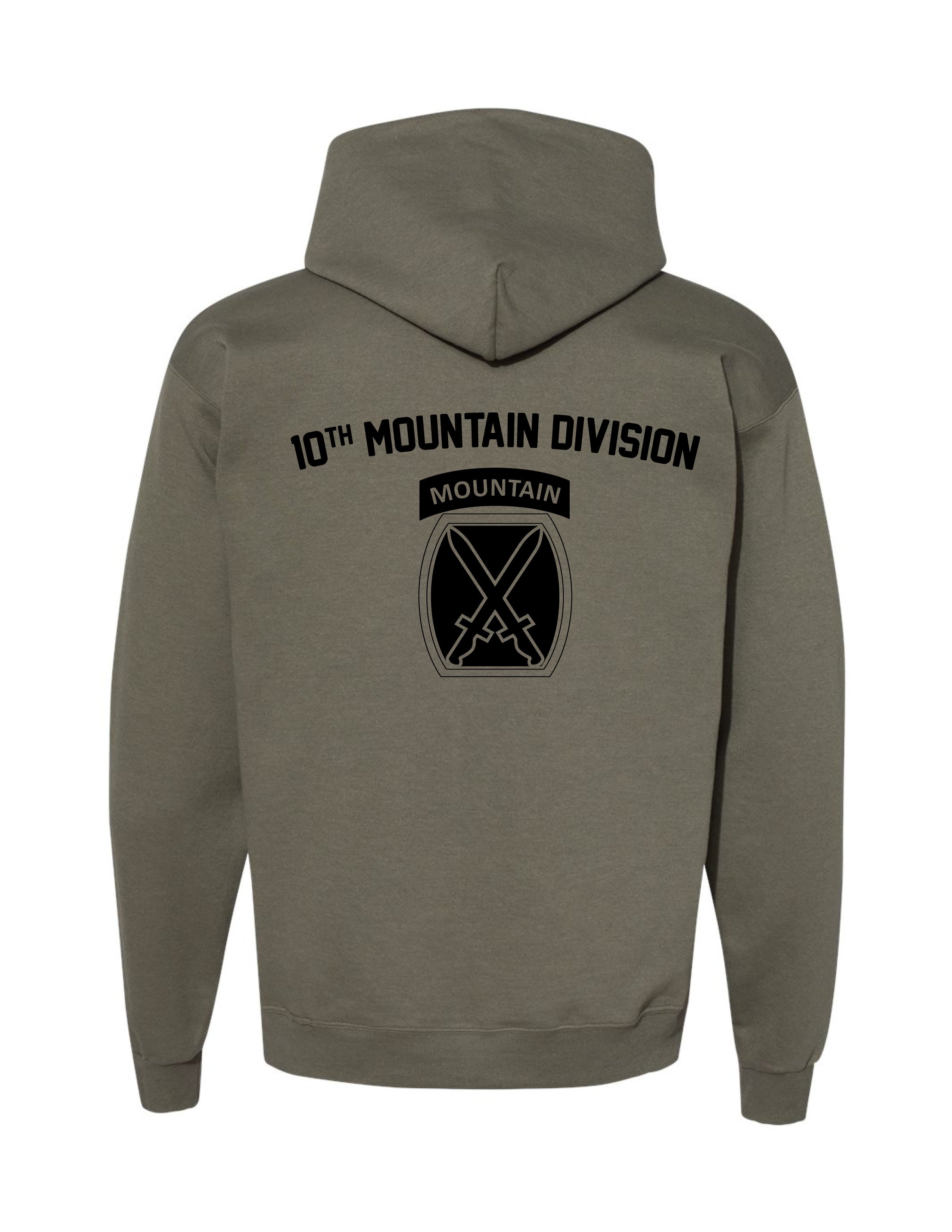 10th Mountain Hoodie (Military Green)