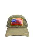 USA Flag Patch Richardson 111T Relaxed Tactical | Army Olive