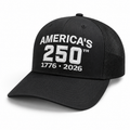 America's 250th Anniversary Hat – 1776-2026 Patriotic Cap | Richardson 112 Black