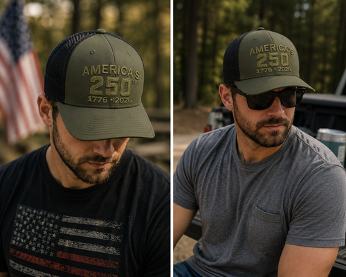 America's 250th Anniversary Hat – 1776-2026 Patriotic Cap | Richardson 112 Loden/Black