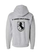 11th Armored Cavalry Hoodie (Gray)