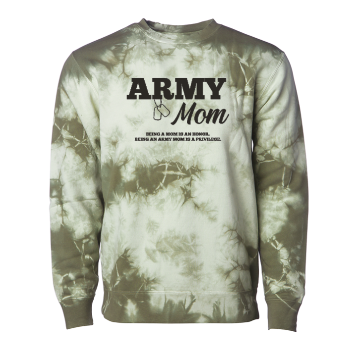 Army Mom Sweatshirt (Tie Dye)