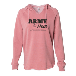 Army Mom Sweatshirt (Dusty Rose)