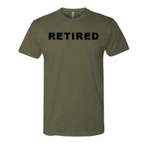 Retired T-Shirt (Black & Military Green)