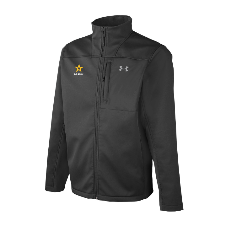 U.S. Army™ Zip Under Armour Jacket (Black)