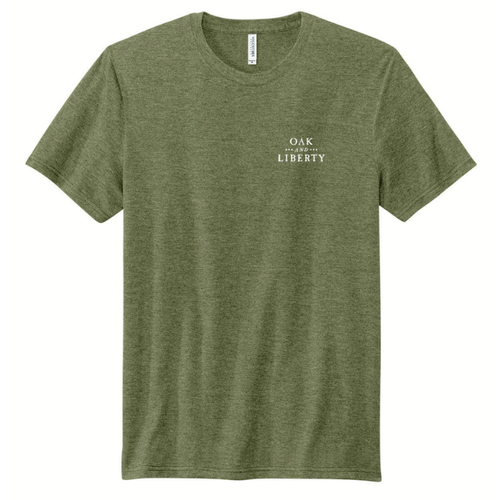 Made in the USA, Faith, Family, Freedom T-Shirt (Military Green Heather)