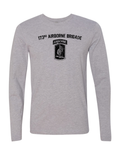 173rd Airborne Brigade Long Sleeve T-Shirt (Gray)