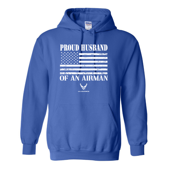 Proud Husband of an Airman | US Air Force Hoodie
