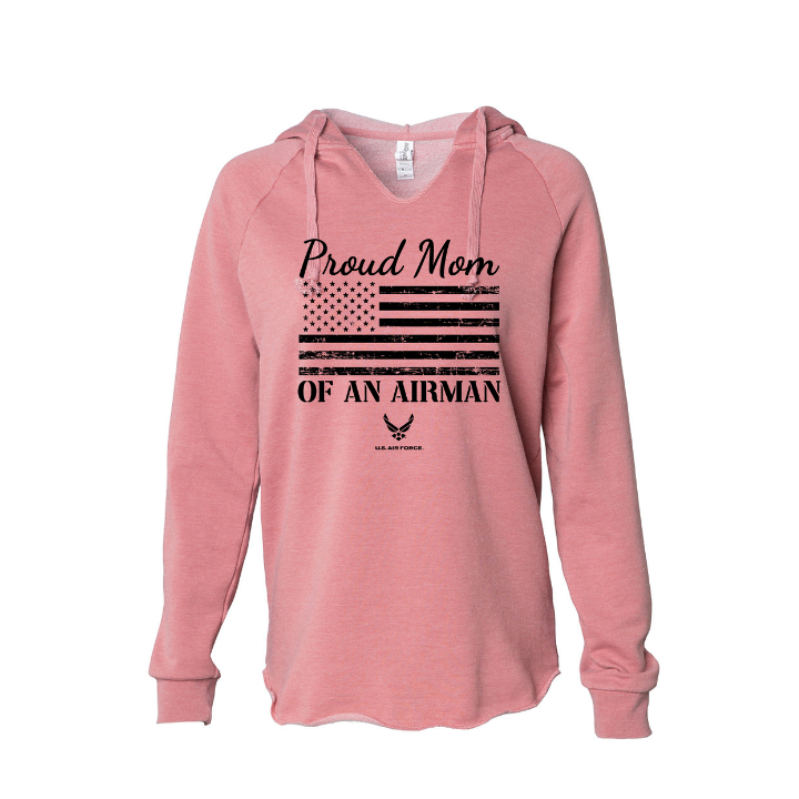 Proud Mom of an Airman | US Air Force Ladies' Hoodie