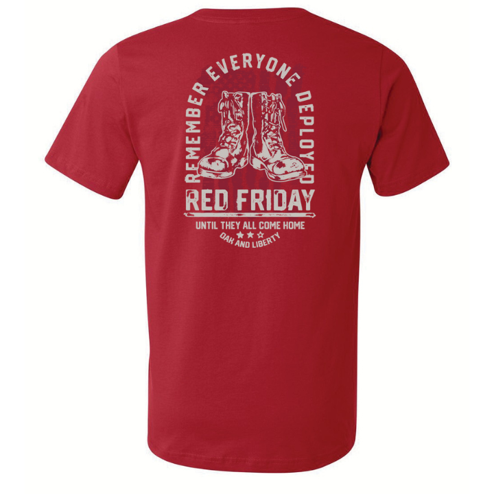 Made in the USA RED Friday T-Shirt (Red)