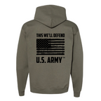 U.S. Army This We'll Defend Hoodie (Military Green)