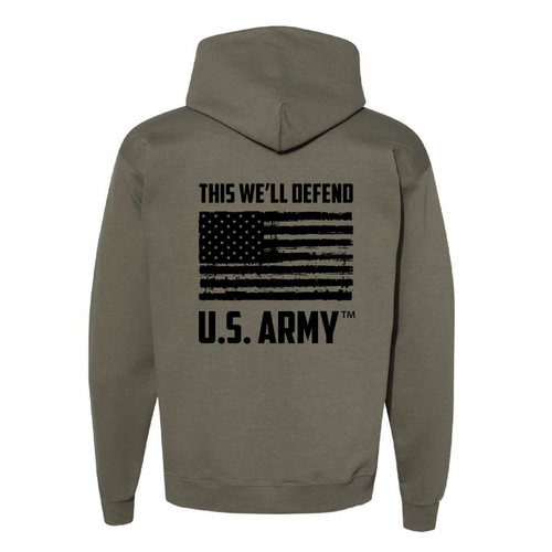 U.S. Army This We'll Defend Hoodie (Military Green)