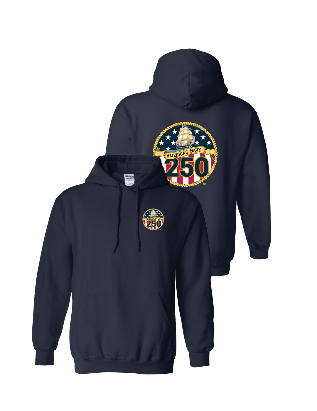 Navy 250th Birthday Hoodie (Navy)