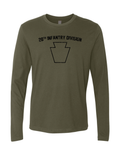28th Infantry Division Long Sleeve T-Shirt (Military Green)