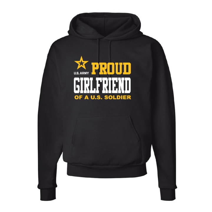 U.S. Army Proud Girlfriend Hoodie (Black)