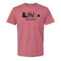 Love My Soldier T-Shirt (Heather Mauve)