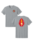 United States Marine Corps 2nd Marine Division T-Shirt - Athletic Heather