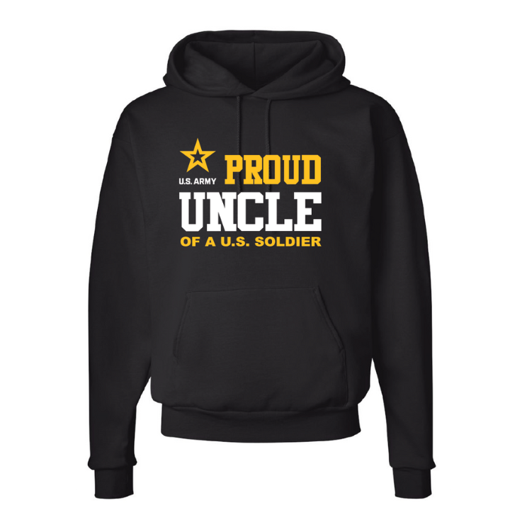 U.S. Army Proud Uncle Hoodie (Black)