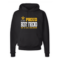 U.S. Army Proud Best Friend Hoodie (Black)