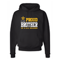 U.S. Army Proud Brother Hoodie (Black)