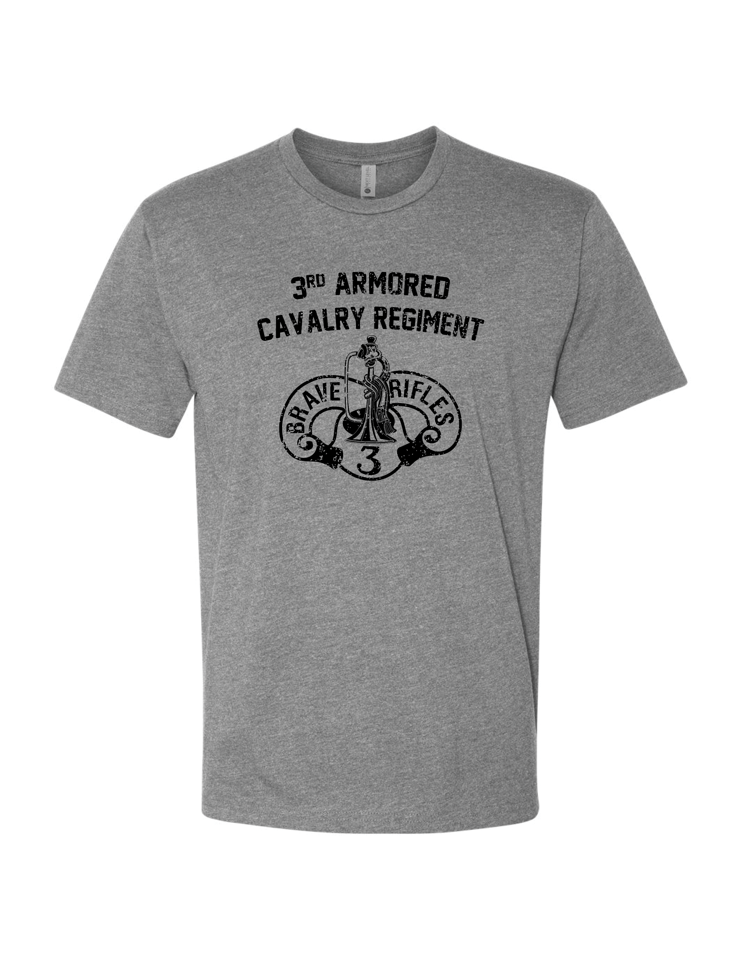 3rd Armored Calvary Regiment T-Shirt (Gray)