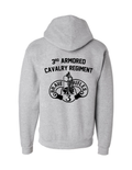 3rd Armored Calvary Regiment Hoodie (Gray)