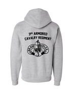3rd Armored Calvary Regiment Hoodie (Gray)
